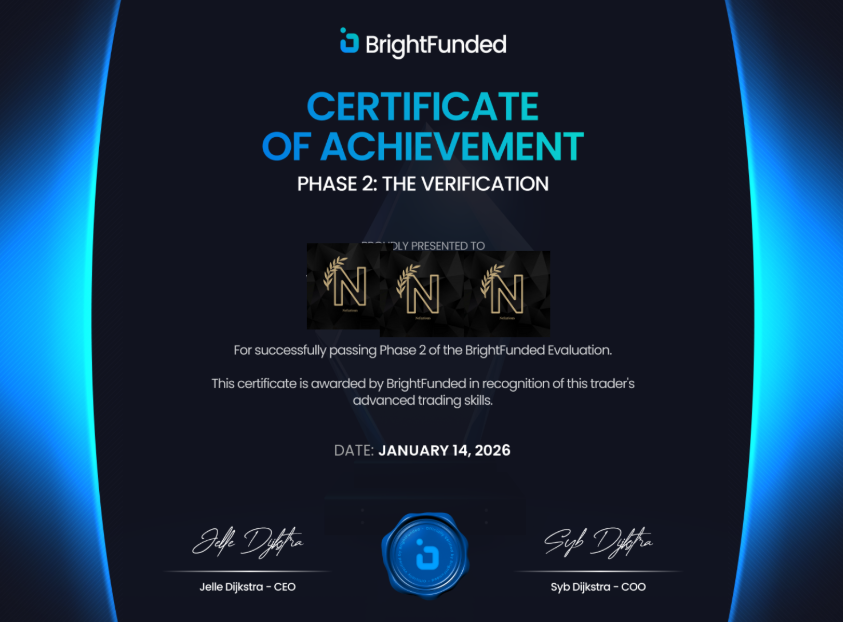 Bright Funded Certificate